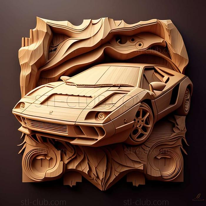 3D модель Lamborghini Diablo (STL)